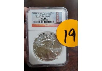 ONLINE ONLY: COINS – SILVER AND GOLD AUCTION ENDS MAY 10, 2023 @ 6 PM