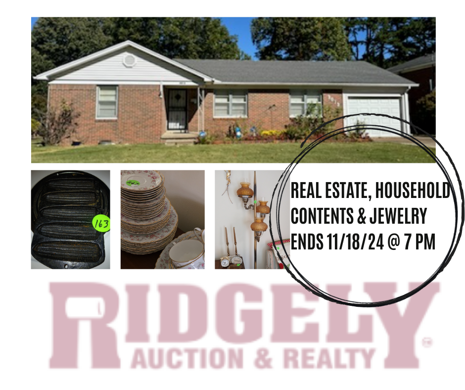 ONLINE ONLY – REAL ESTATE AND HOUSE CONTENTS – AUCTION ENDS NOVEMBER 18 ...
