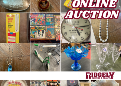 ONLINE ONLY AUCTION ENDING 12/05/24 @ 7 PM – FRAZIER ANTIQUES