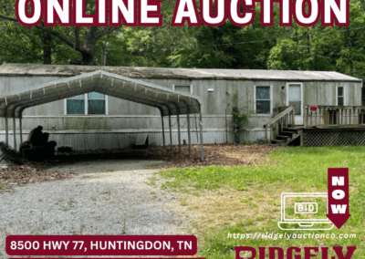 ONLINE ONLY REAL ESTATE AUCTION ENDS 06/12/25 @ 7 PM