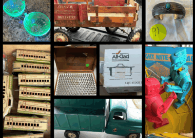 ONLINE ONLY AUCTION ENDS 05/14/25 @ 7 PM – VINTAGE TOYS, DEPT 56, WATERFORD CRYSTAL, ALL CLAD, CALPHALON, FINE CHINA, FIESTA PLACE SETTINGS, SPODE, LENOX, & MORE! – FRAZIER ANTIQUES