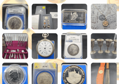 ONLINE ONLY AUCTION ENDS 06/12/25 @ 7 PM – GRADED MORGANS, PEACE DOLLARS, LIBERTY HALF DOLLARS, MINT & PROOF SETS, LOTS OF SILVER & MORE! – SHIVERS COIN & AMMO COLLECTION