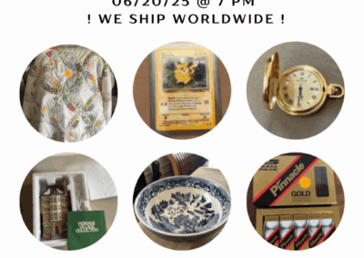 ONLINE ONLY AUCTION ENDS 06/20/25 @ 7 PM – FRAZIER ANTIQUES IN MCLEMORESVILLE