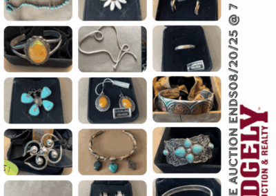 ONLINE AUCTION ENDS 08/20/25 @ 7 PM – FRAZIER ANTIQUES JEWELRY MCLEMORESVILLE