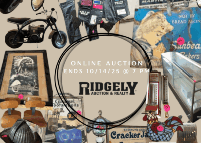 ONLINE ONLY AUCTION ENDS 10/14/25 @ 7 PM – JONES DOWNSIZING