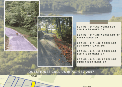 ONLINE ONLY AUCTION ENDS 11/03/25 @ 7 PM – 5 PROPERTIES SELLING ABSOLUTE @ THE KY LAKE