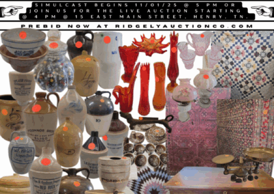 LIVE & ONLINE SIMULCAST 11/01/25 @ 5 PM – POTTER ESTATE