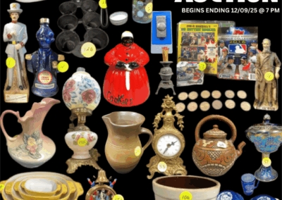 ONLINE ONLY AUCTION ENDS 12/09/25 @ 7 PM – CAROLYN RIDGELY DOWNSIZING