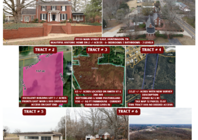 LIVE & ONLINE ABSOLUTE AUCTION 01/08/26 STARTING @ 5:00 PM   LIVE BIDDING WILL BE HELD AT THE TEA ROOM (125 COURT SQUARE, HUNTINGDON, TN) @ 5:00 PM.   PREBIDDING OPEN NOW AND WILL CLOSE 01/08/26 @ 4:00 PM – RAY SMITH ESTATE