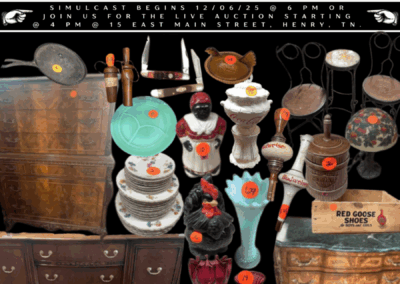 LIVE & ONLINE SIMULCAST BEGINS 12/06/25 @ 6:00 PM – POTTER ESTATE PART 2