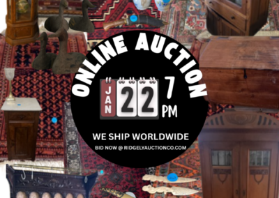 ONLINE ONLY AUCTION ENDS 01/22/26 @ 7 PM – KURZ DOWNSIZING