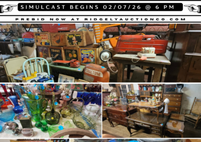 LIVE & ONLINE SIMULCAST 02/07/26 @ 6 PM – PREBID NOW!