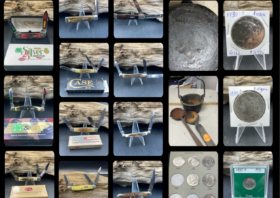 ONLINE ONLY AUCTION ENDS 03/09/26 @ 7 PM – RICE KNIFE & COIN COLLECTION