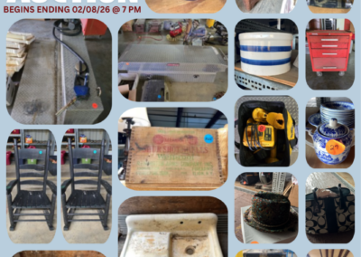 ONLINE ONLY AUCTION ENDS 02/18/26 @ 7 PM – ESTES DOWNSIZING