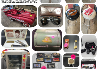 ONLINE ONLY AUCTION ENDS 04/09/26 @ 7 PM – LOVELL DOWNSIZING