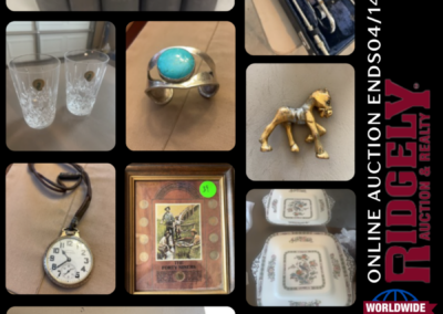 ONLINE ONLY AUCTION ENDS 04/14/26 @ 7 PM – FRAZIER ANTIQUES MCLEY