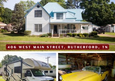 ONLINE ONLY AUCTION ENDS 06/23/26 @ 7 PM – REAL ESTATE, SPORTS CAR, CAMPER & MORE – EKBURG DOWNSIZSING