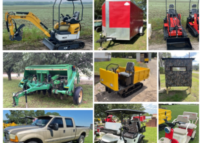 ONLINE ONLY AUCTION ENDS 06/16/26 @ 7 PM – SUMMER EQUIPMENT